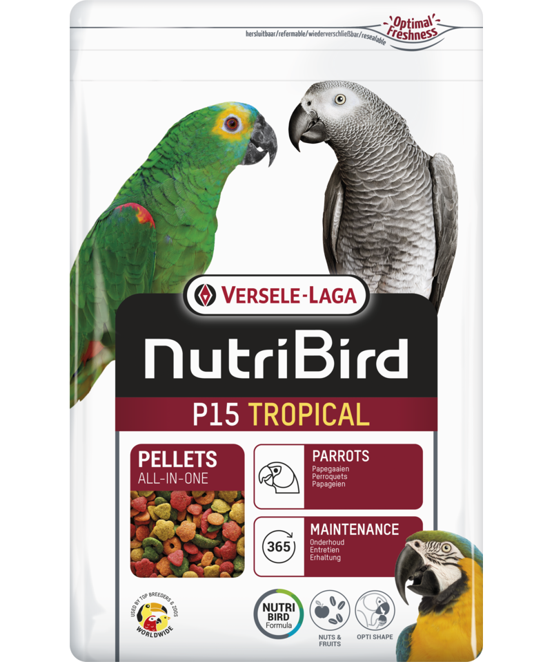 כופתיות P 15 פירות 1 ק"ג צבעוני Nutri bird Tropical – תמונה 3
