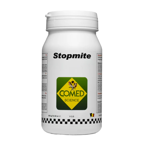 Comed StopMite, הוא מוצר טבעי 100% המסייעת לשמור על הציפור .