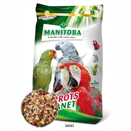 Parrots planet פרימיום מניטובה 15% פירות