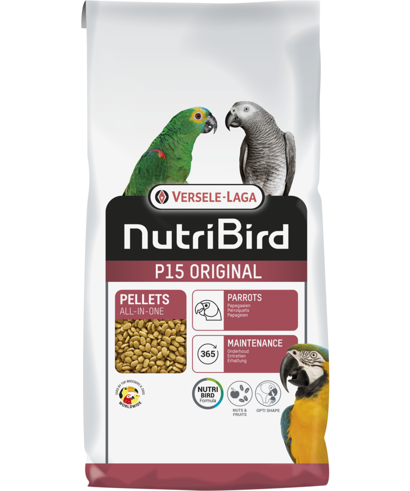 nutribird כופתיות P15 טבעי 10 ק"ג