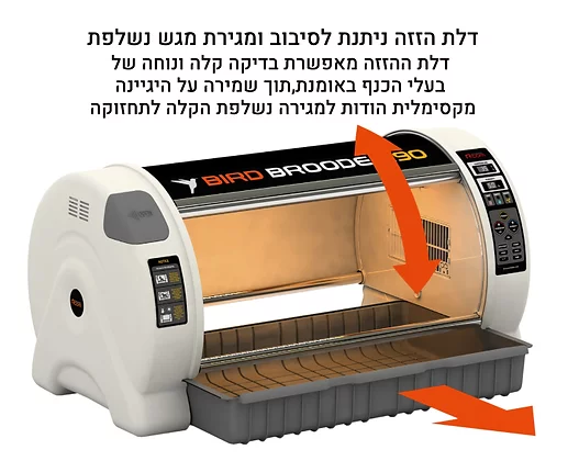 אומנת לתוכים בעלי כנף - Rcom Bird Brooder 90 (BL500 ) – תמונה 9