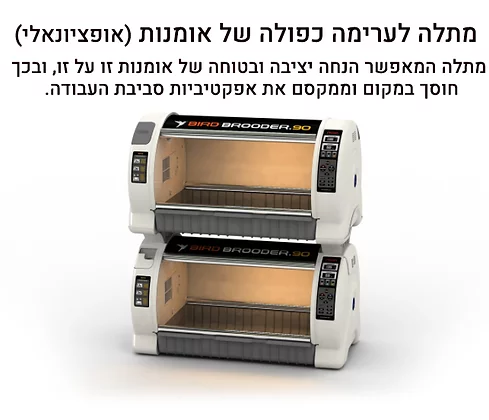 אומנת לתוכים בעלי כנף - Rcom Bird Brooder 90 (BL500 ) – תמונה 2