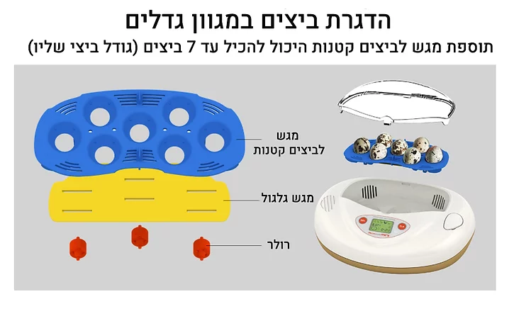 Rcom mini pro - מדגרת בעלי כנף – תמונה 9