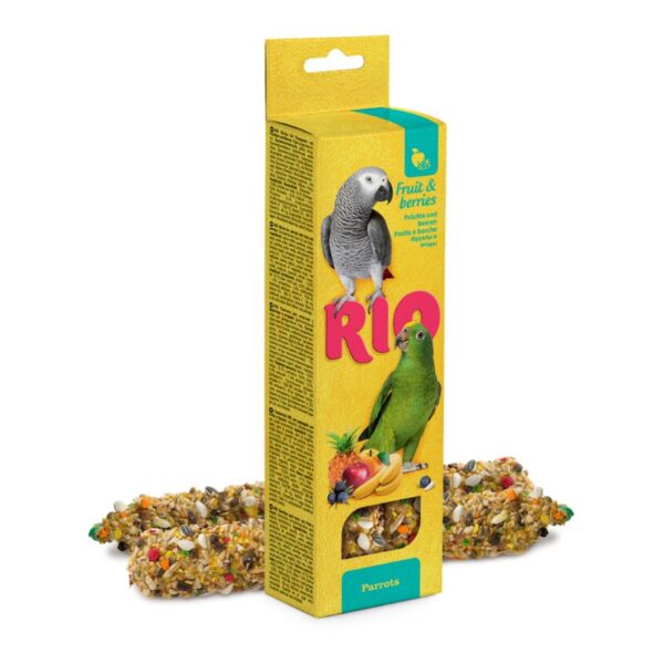 ריו, חטיף פירות יער לתוכים גדולים, 180 גרם – Rio