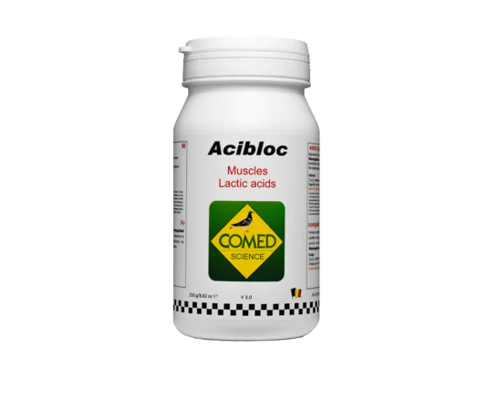 Acibloc Pigeon יונת אסיבלוק - 250 גרם חלבון גולמי 63% COMED ,