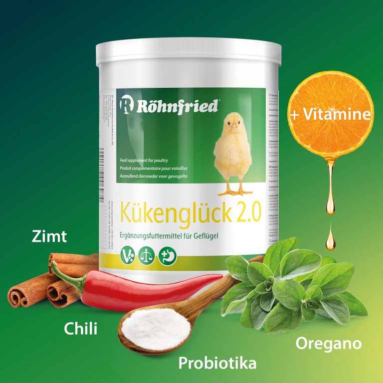 ROHNFRIED Kükenglück 2.0 תוסף לחיזוק האפרוחים והשלמת מינרלים – תמונה 3