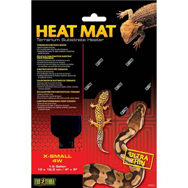 אקזוטרה משטח חימום קטן מאוד (PT2015) Exo Terra Heat Mat For Glass Terrarium 4W
