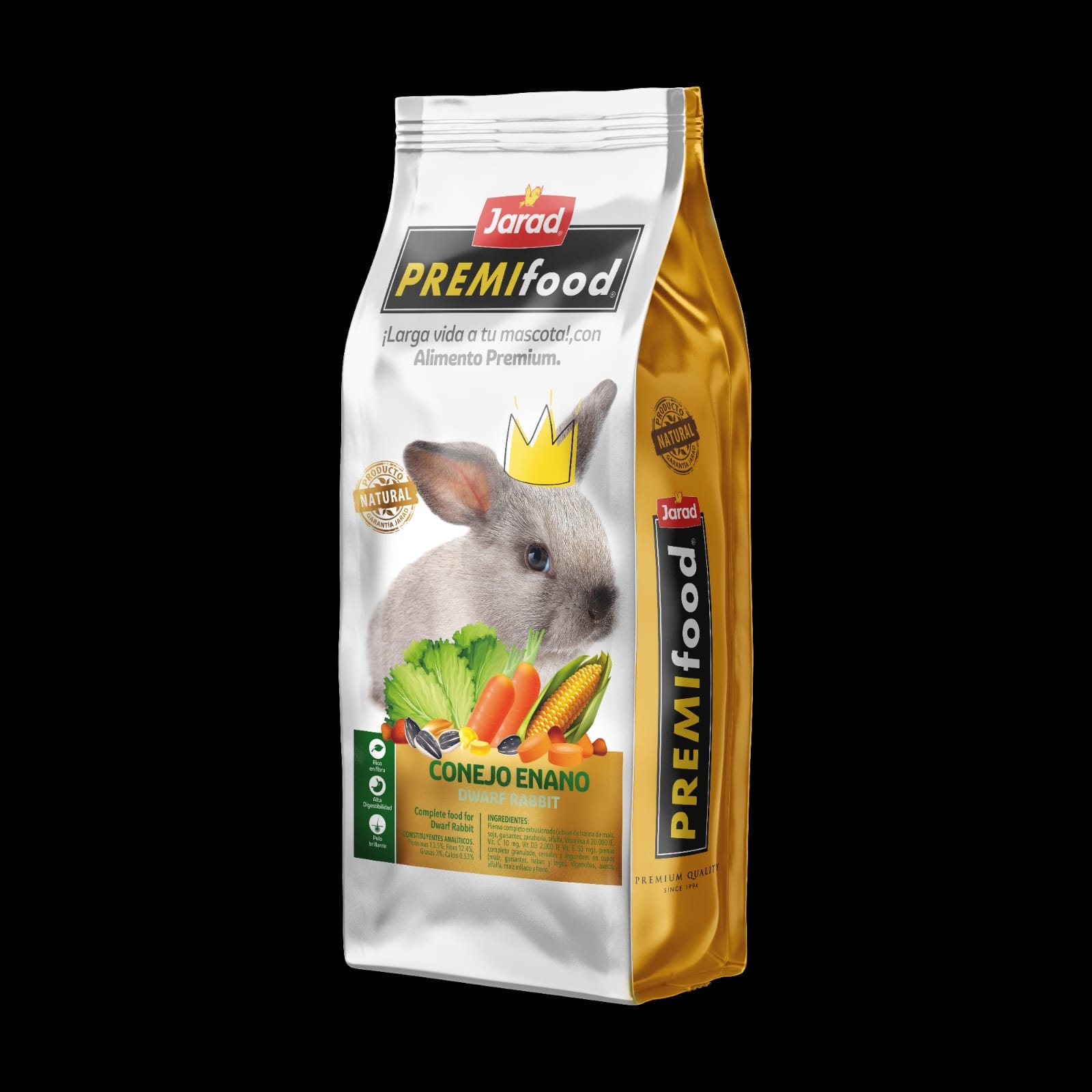 מזון MIXP PREMIFOOD PREMIUM לארנב ננסי 1.2 ק"ג JARAD