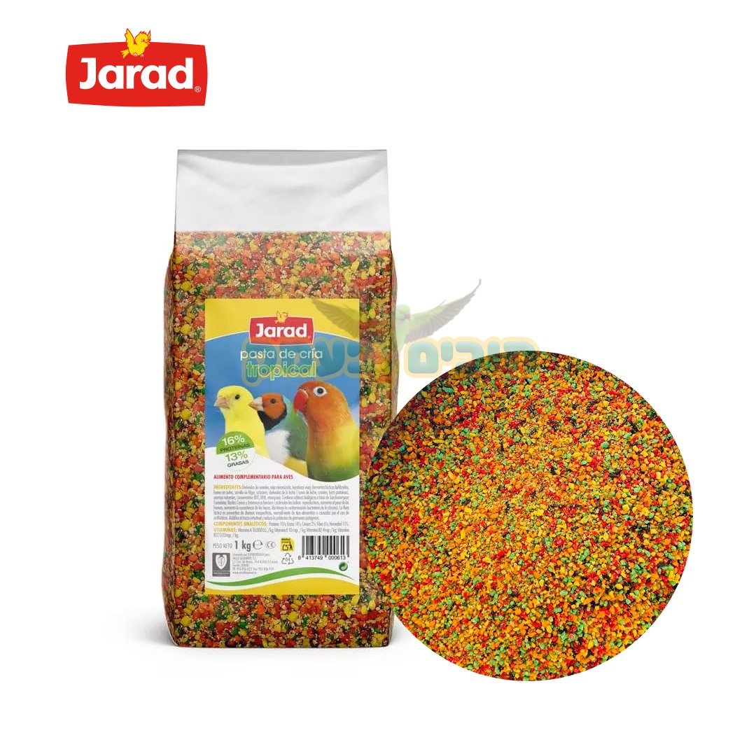 מזון ביצים פטה פירות ופירות טרופיים של JARAD אריזה 5 ק"ג