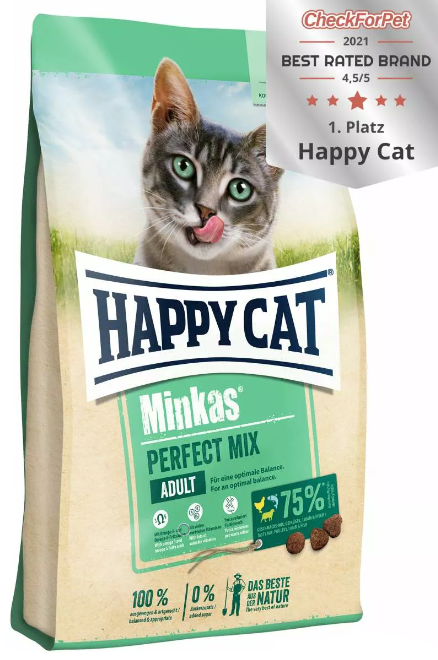 הפי קט מינקאס פרפקט מיקס 10 ק"ג Happy Cat