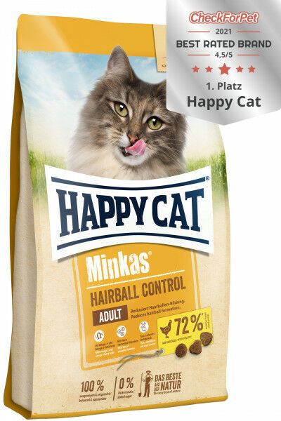 הפי קט מינקס היירבול עוף 10 ק"ג לחתולים בוגרים Happy Cat
