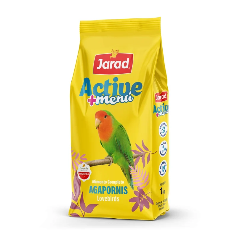 מזון עשיר ג'רד לציפורי אהבה ונימפות אקטיביות 1 ק"ג