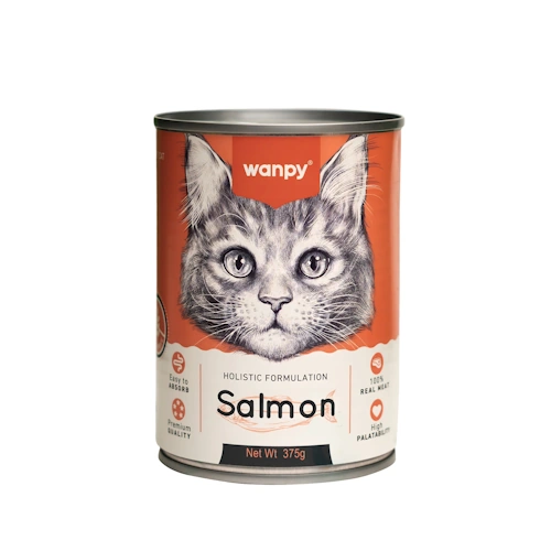 שימור וונפי סלמון 375 גרם WANPY