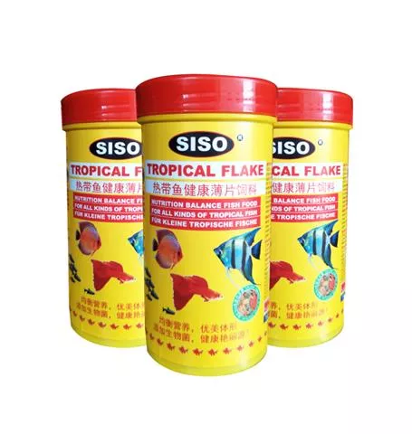 מזון פתיתים לדגים טרופיים 1 ליטר של חברת SISO
