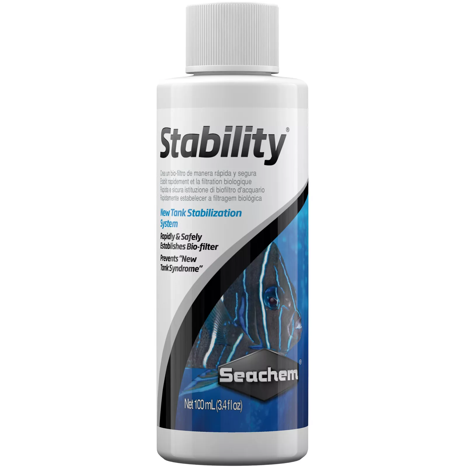 סיכם סטביליטי מייצב מים Seachem Stability מכיל 50 מ"ל סיכם פריים תוצרת ארה"ב