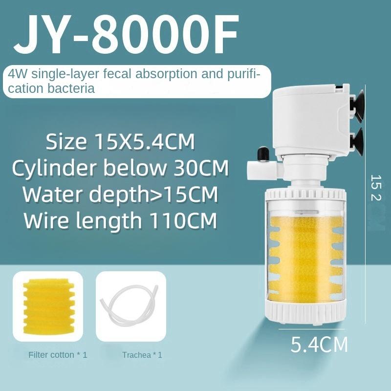 פילטר פנימי כוס אחת JY-8000F עד 400 ליטר לשעה – תמונה 6