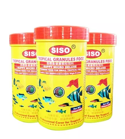 מזון מגורען לדגים טרופיים 1 ליטר SISO