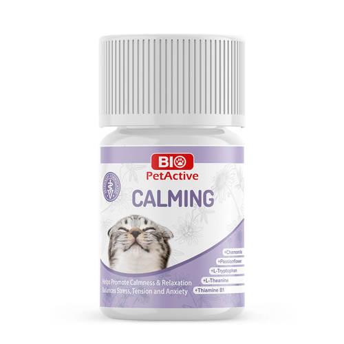 CALMING טבליות הרגעה לחתולים BIO PetActive
