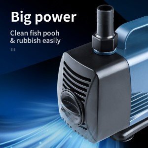 משאבת מים טבולה ניידת לאקווריום 5000 ליטר JY106 85W – תמונה 12