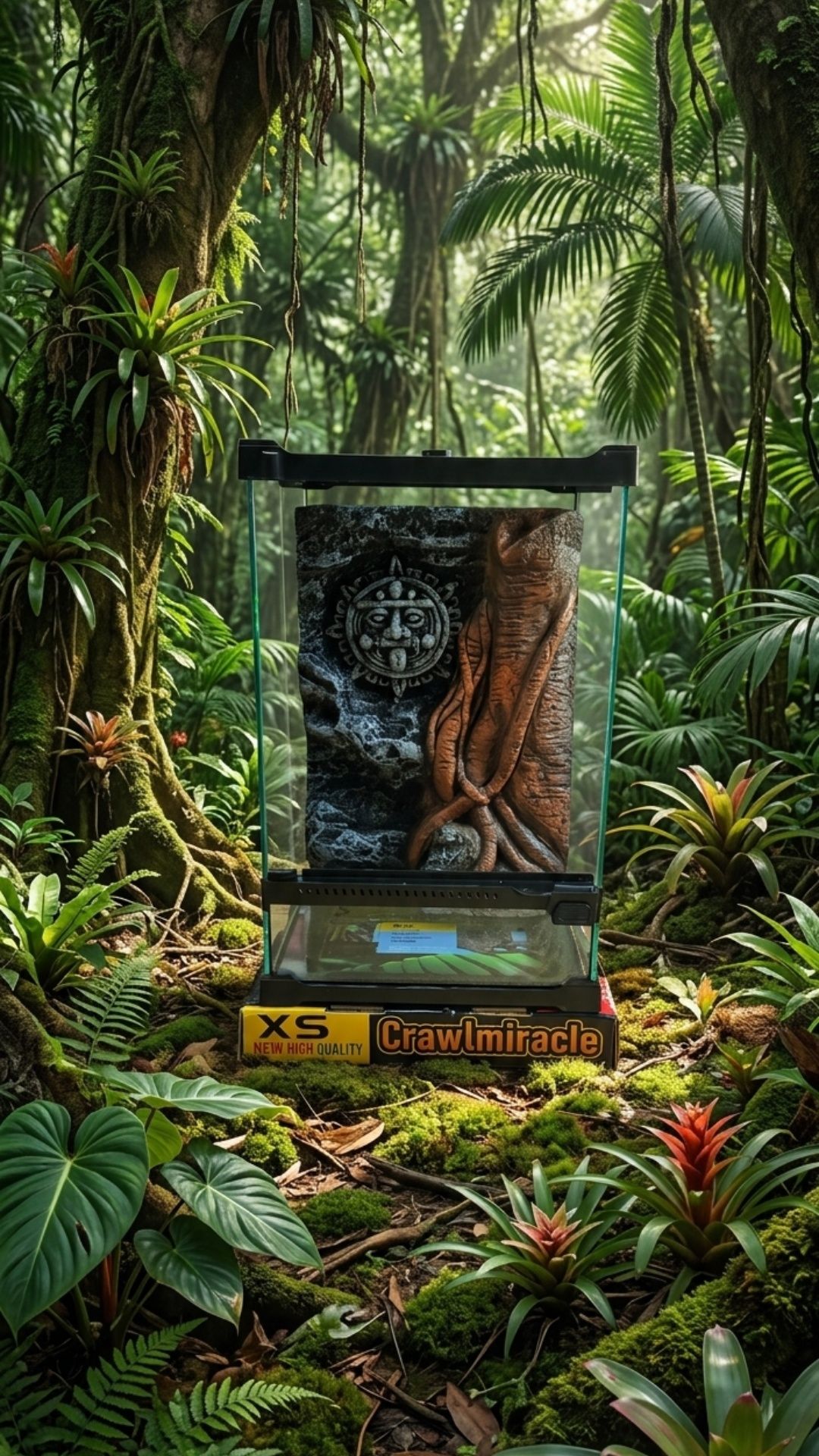 טרריום "Aztec Temple" – דגם אנכי בעיצוב מקדש אבוד 20/20/32 – תמונה 3