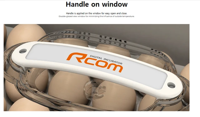 מדגרה Rcom Pro 50 DO אוטומטית מתקדמת לכל בעלי הכנף. – תמונה 4
