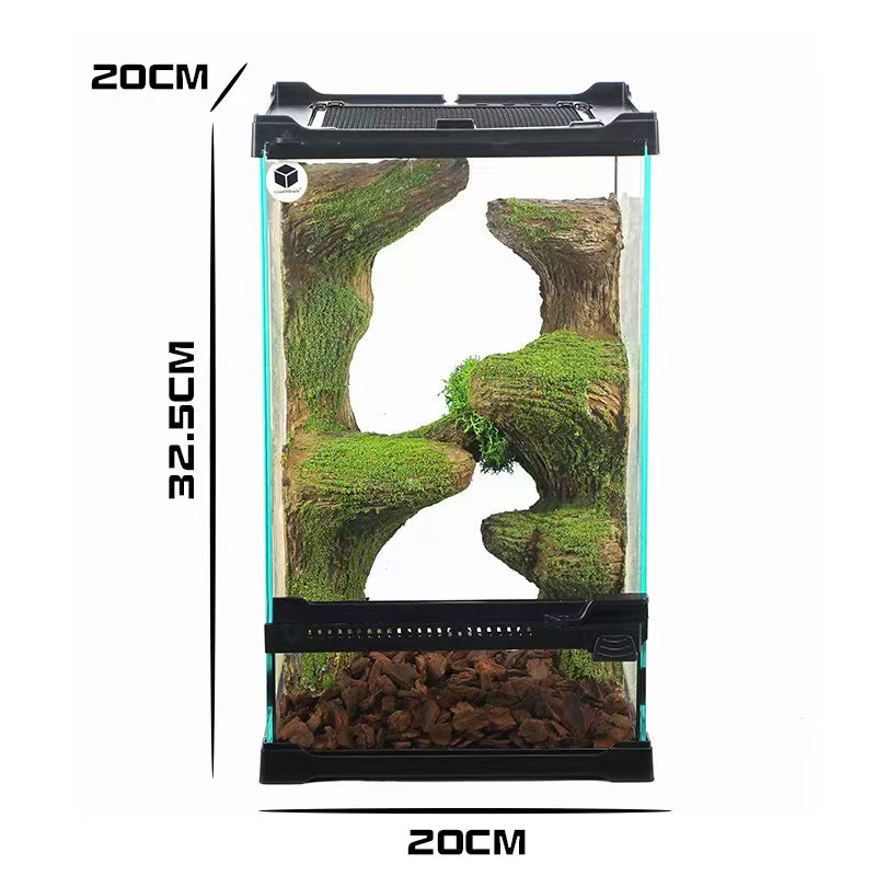 טרריום "Wild Canyon" – דגם 20x20x32.5 בעיצוב סלעי