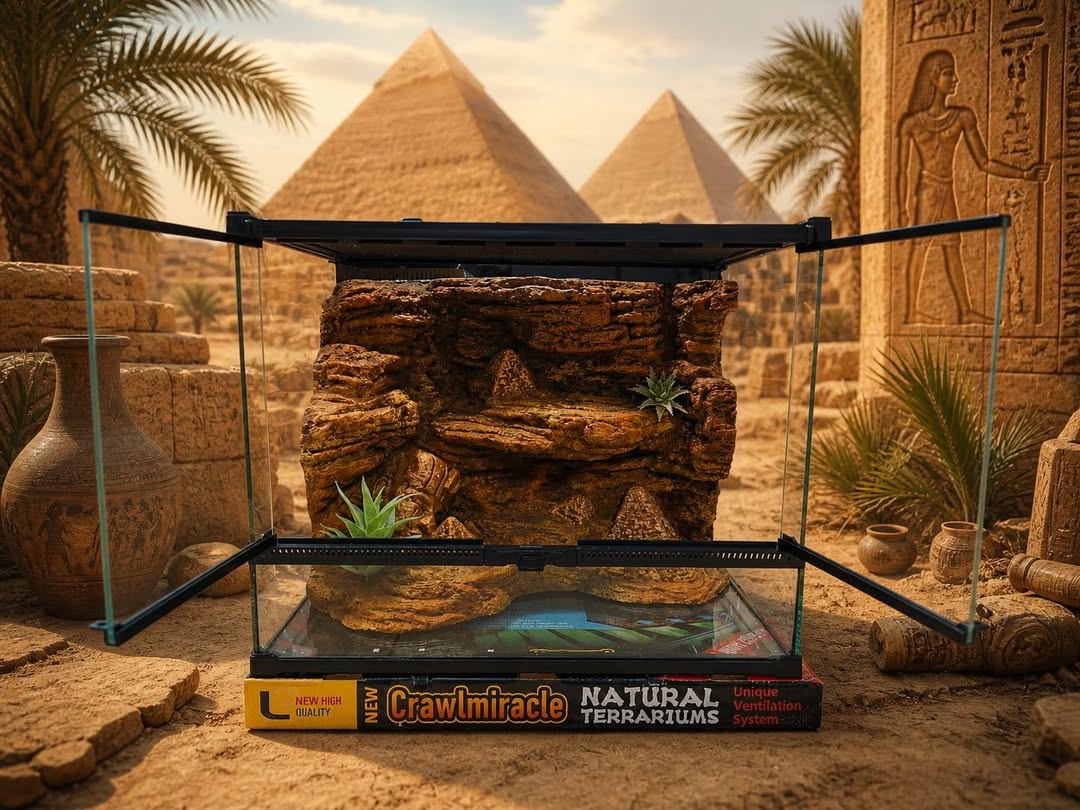 טרריום "Desert Oasis" דגם פרמידה L רוחבי 50/35/40 – תמונה 2