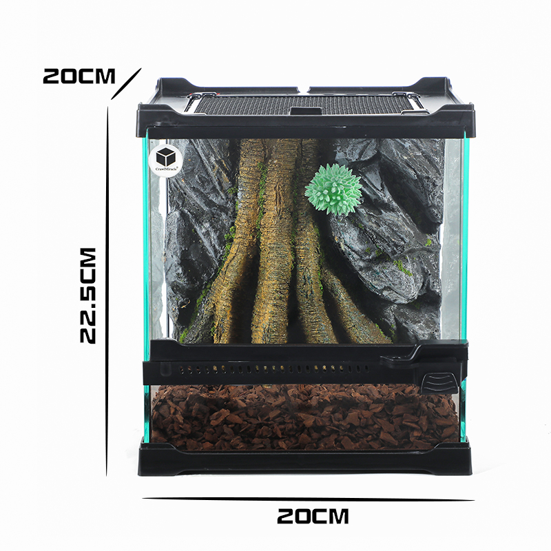 טרריום "Compact Root & Cave" דגם XS נאנו גזע עץ וסלעי 20/20/22.5