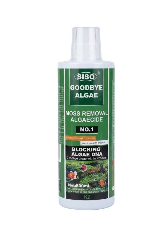 תכשיר לקטילת מניעת אצות באקווריום – SISO Goodbye Algae 500ml