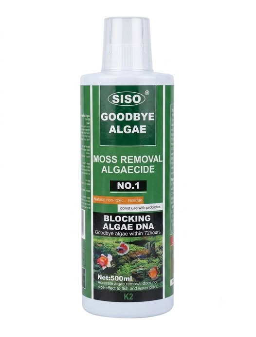 תכשיר לקטילת מניעת אצות באקווריום – SISO Goodbye Algae 500ml – תמונה 2