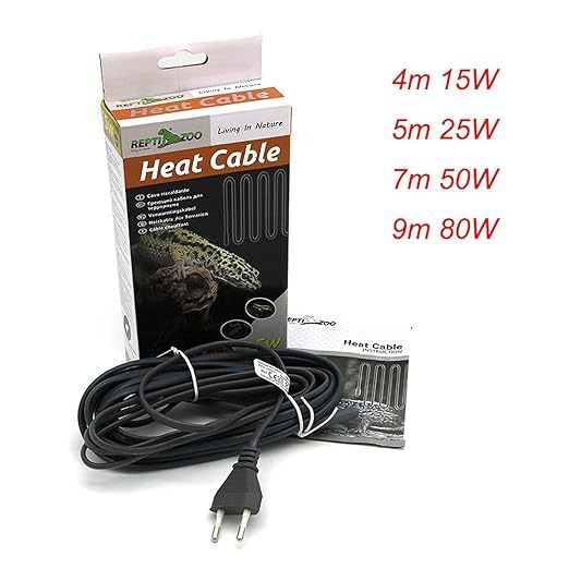 כבל 7 מטר חימום מקצועי לטרריומים – Repti Zoo Heat Cable 50W Reptizoo – תמונה 3
